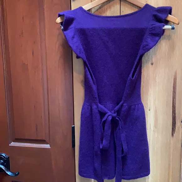 Free People Angora Lambswool Babydoll Peplum Sweater Top - Picture 6 of 8